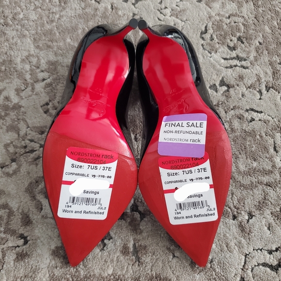 Christian Louboutin So Kate Pointed Toe Pump in Black Size 37 - Picture 8 of 9